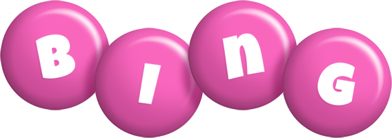 Bing candy-pink logo