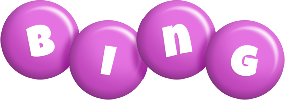 Bing candy-purple logo