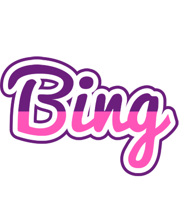 Bing cheerful logo