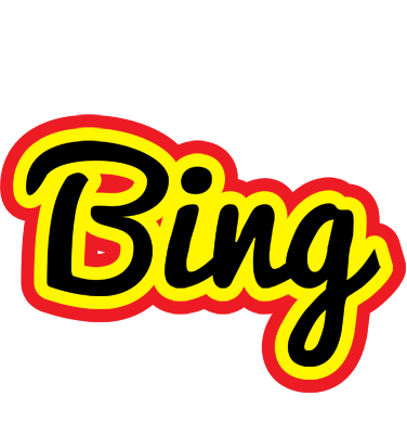 Bing flaming logo