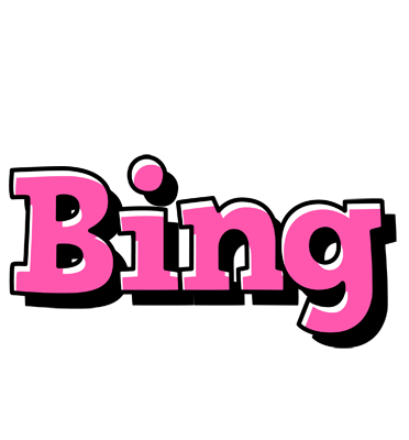 Bing girlish logo