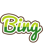 Bing golfing logo