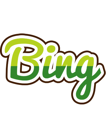 Bing golfing logo
