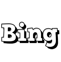 Bing snowing logo