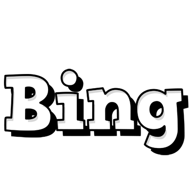 Bing snowing logo
