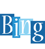 Bing winter logo