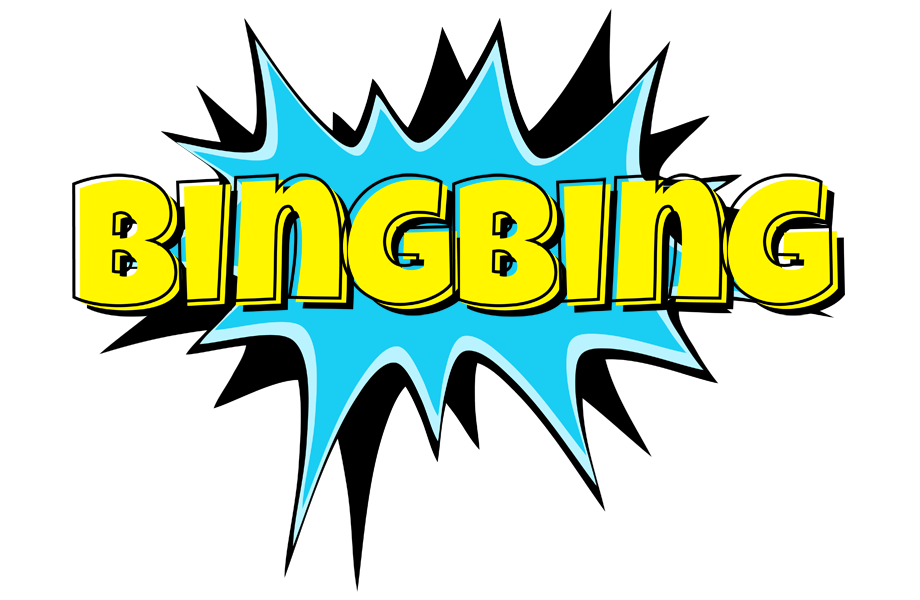 Bingbing amazing logo