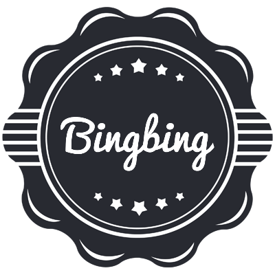 Bingbing badge logo
