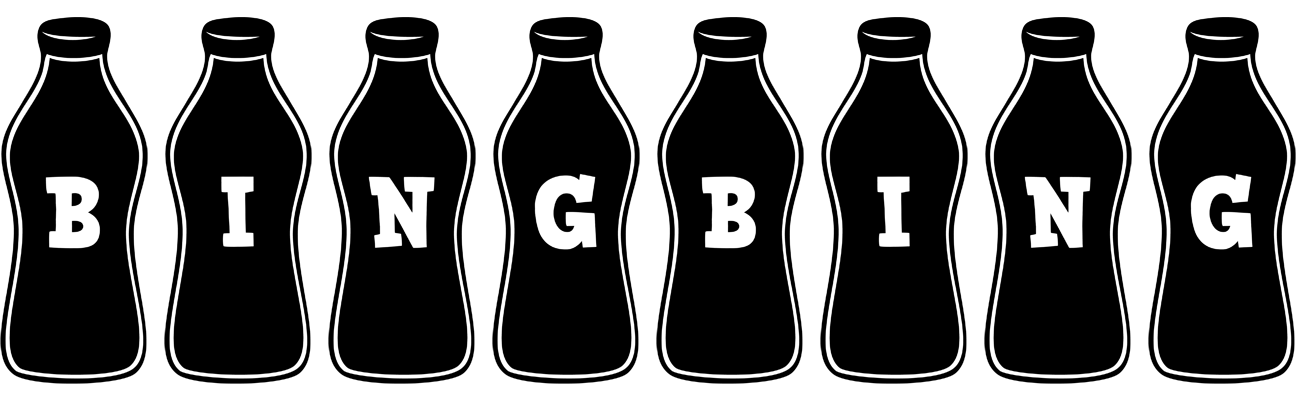 Bingbing bottle logo