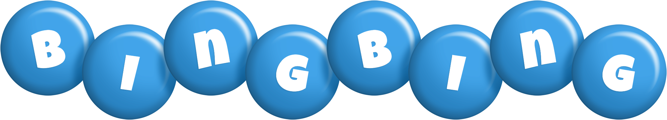 Bingbing candy-blue logo