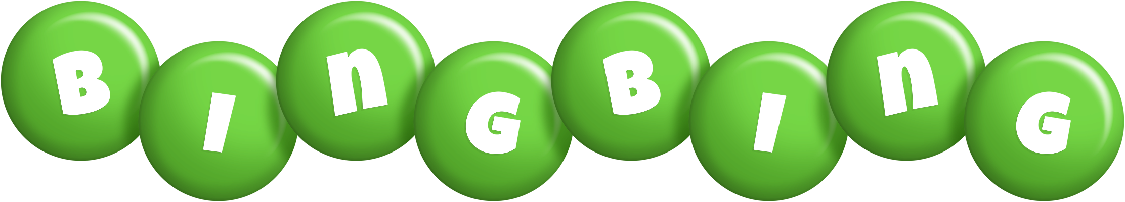 Bingbing candy-green logo