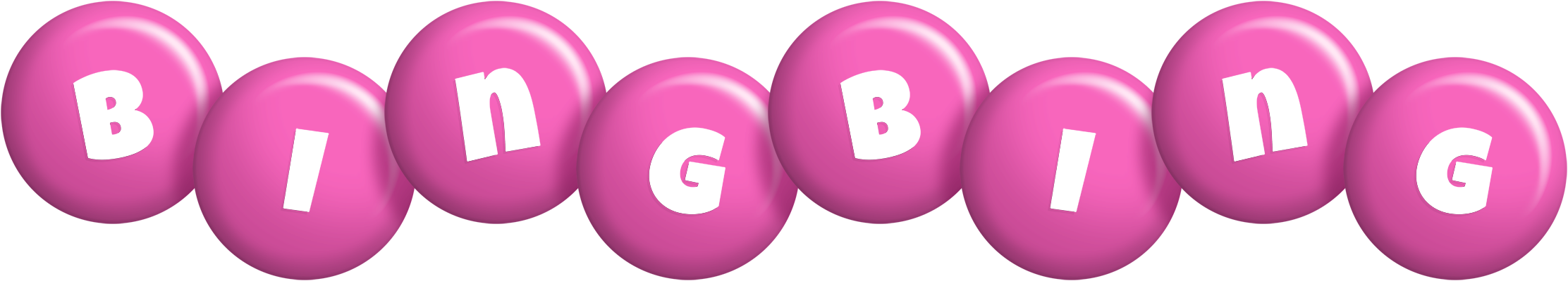 Bingbing candy-pink logo