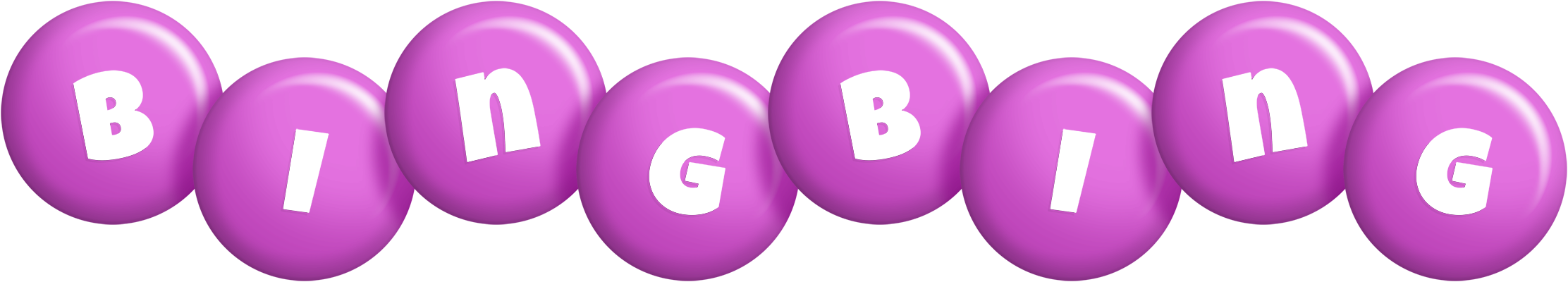 Bingbing candy-purple logo