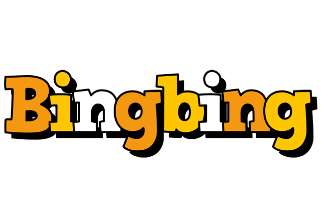 Bingbing cartoon logo
