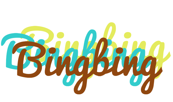 Bingbing cupcake logo