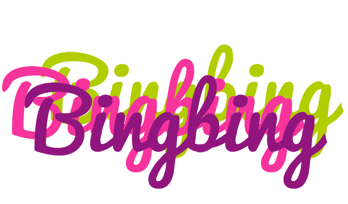 Bingbing flowers logo