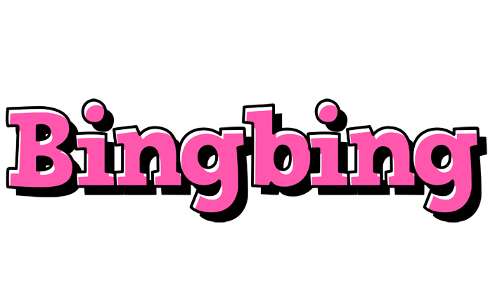 Bingbing girlish logo