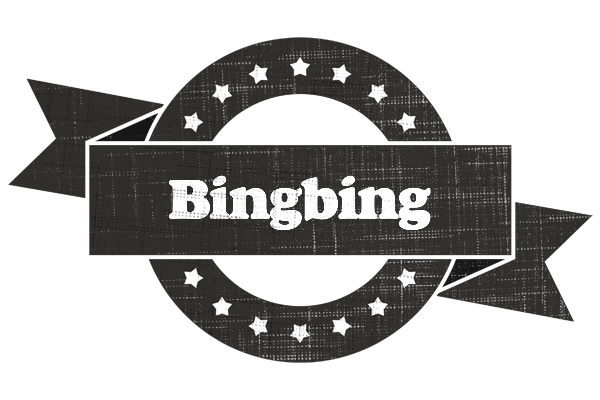 Bingbing grunge logo