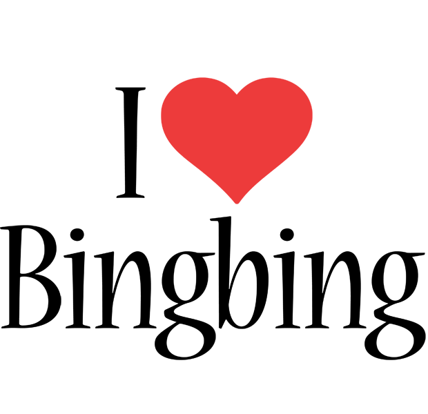 Bingbing i-love logo