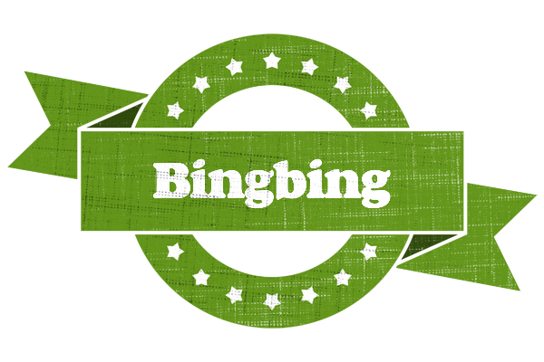 Bingbing natural logo