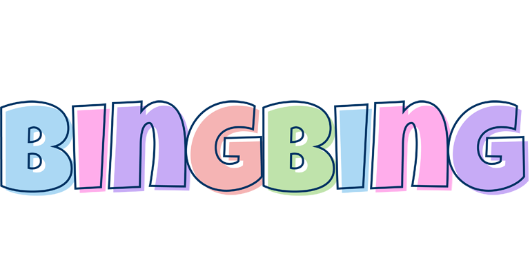 Bingbing pastel logo