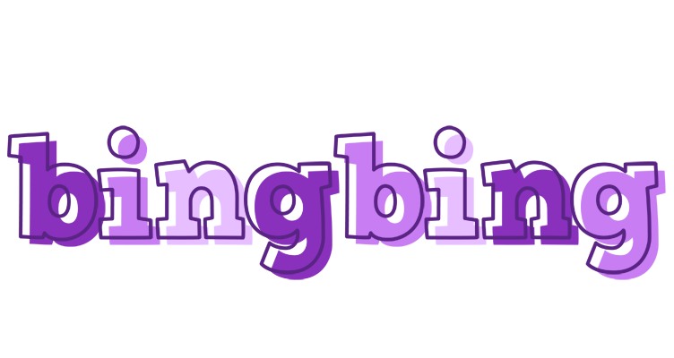 Bingbing sensual logo