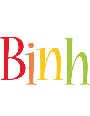 Binh birthday logo