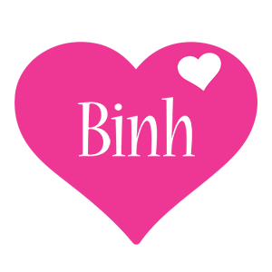 Binh love-heart logo