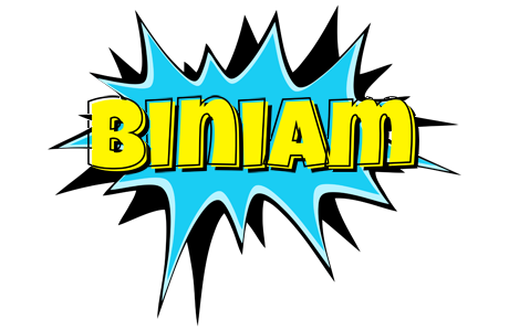 Biniam amazing logo