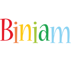 Biniam birthday logo