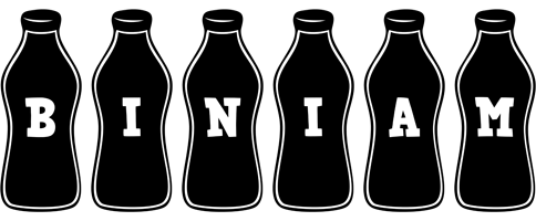 Biniam bottle logo