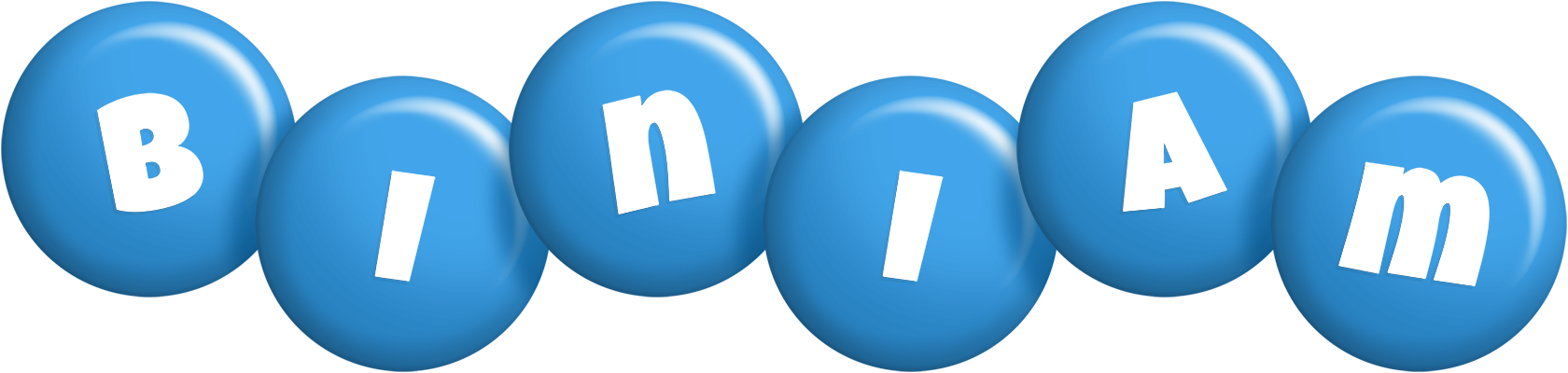Biniam candy-blue logo