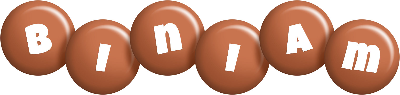 Biniam candy-brown logo