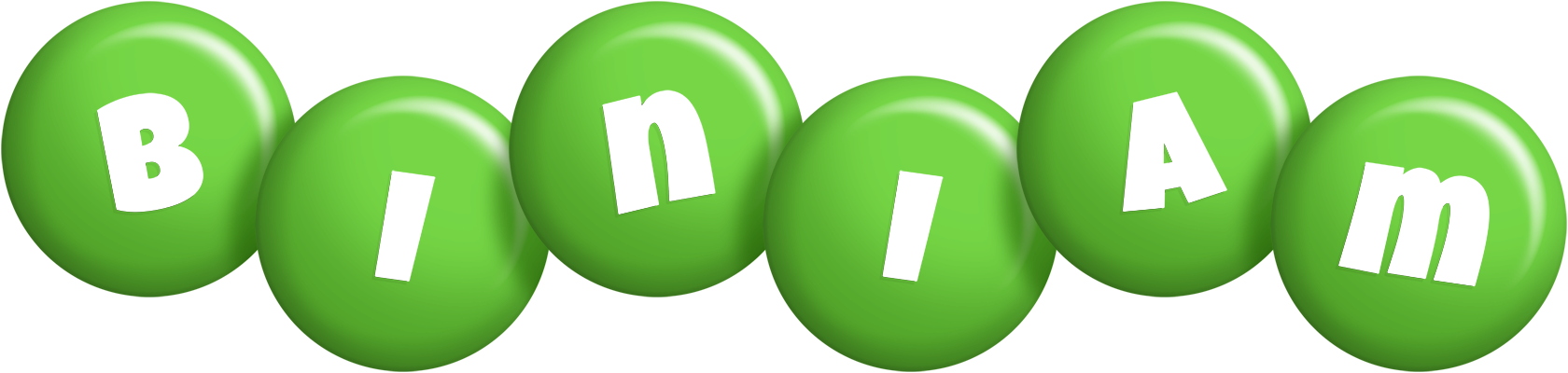 Biniam candy-green logo