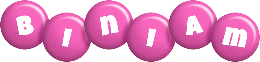 Biniam candy-pink logo