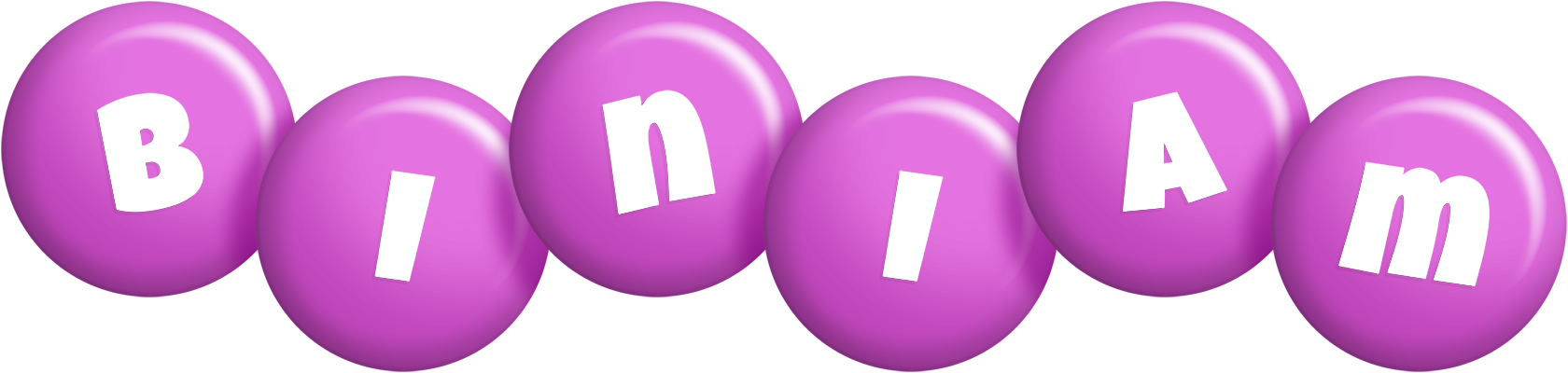 Biniam candy-purple logo