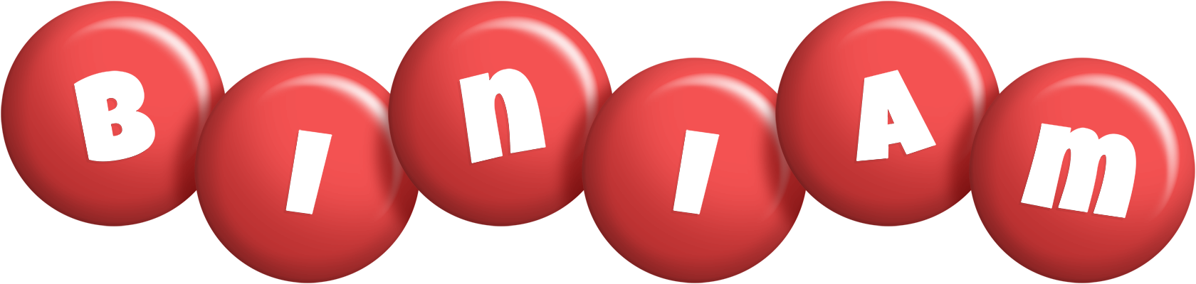Biniam candy-red logo