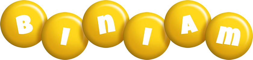 Biniam candy-yellow logo