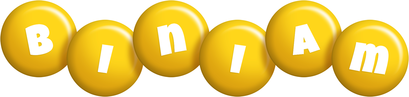 Biniam candy-yellow logo