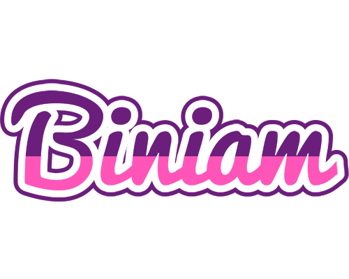 Biniam cheerful logo