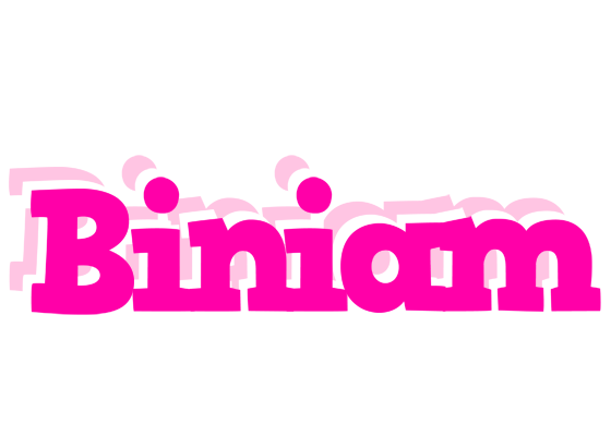 Biniam dancing logo