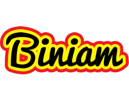 Biniam flaming logo