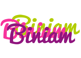 Biniam flowers logo