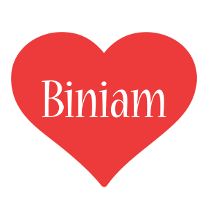 Biniam love logo