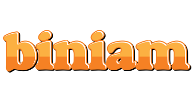 Biniam orange logo