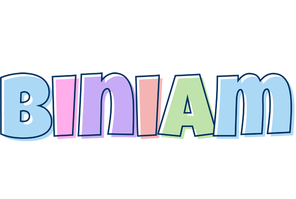 Biniam pastel logo