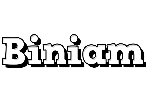 Biniam snowing logo