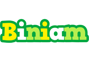 Biniam soccer logo