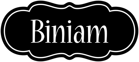 Biniam welcome logo