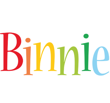 Binnie birthday logo